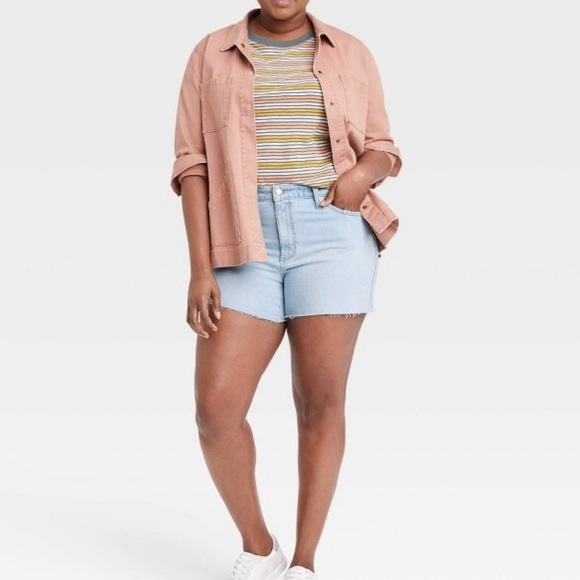 Women’s Universal Thread High-Rise Vintage Midi Jean Shorts (Set of 2) Size 14R - Picture 2 of 16